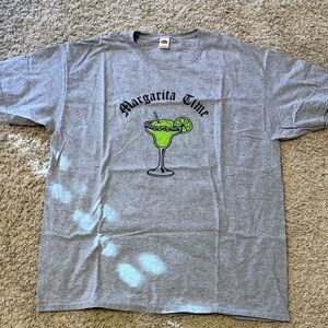 Gray Margarita Graphic Tee size XL. Never worn. No tags.